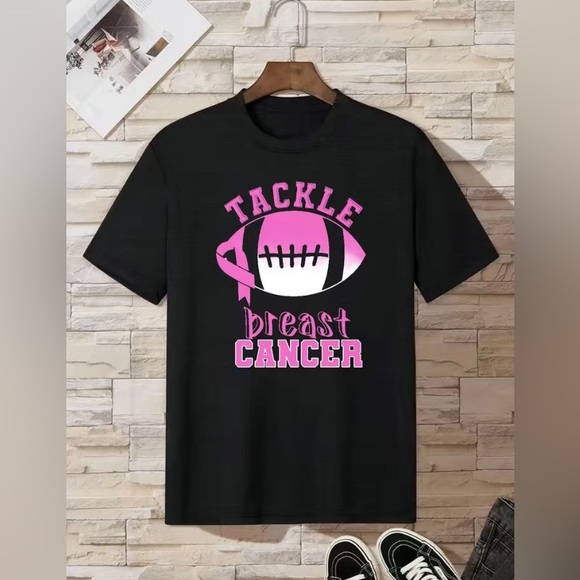 Other - Men’s Short Sleeve Breast Cancer Awareness        T-shirt   Size: Various